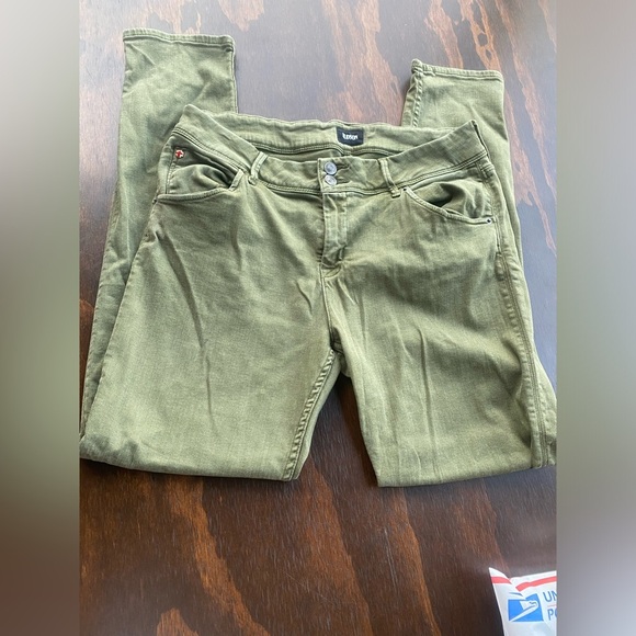 Hudson Jeans Green Skinny Denim Versatile Style Size 32 - Picture 1 of 11